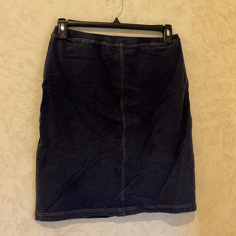 Eddie Bauer Cotton Denim-Style Mini Skirt Size L - Picture 3 of 6